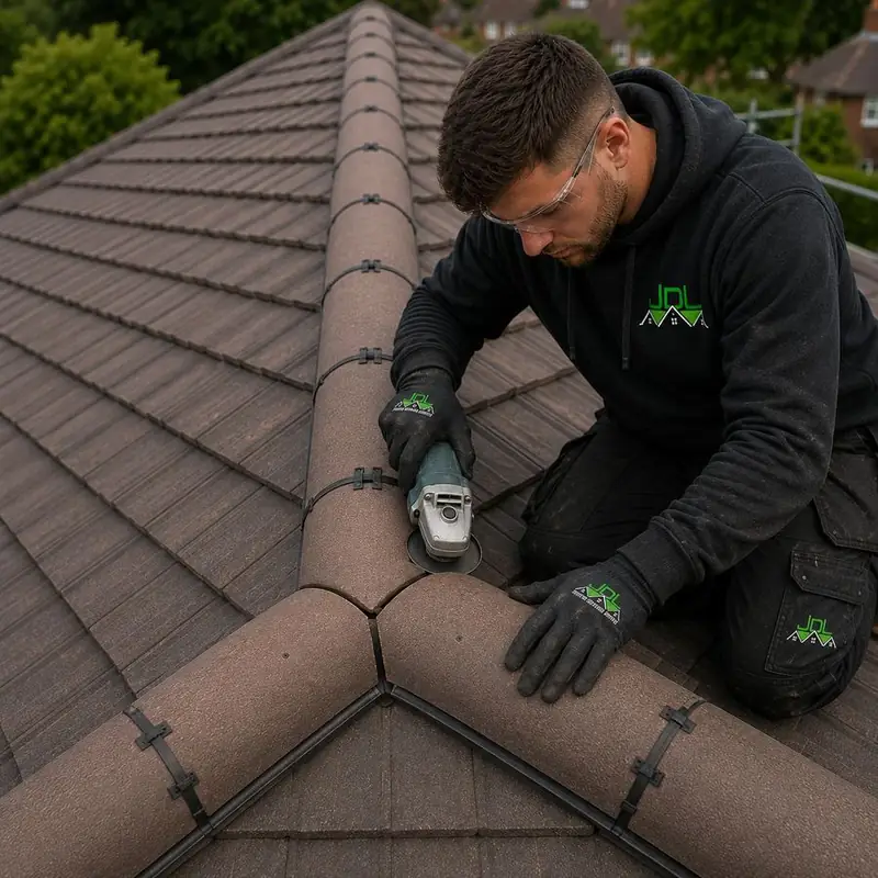 Hip tile detailing